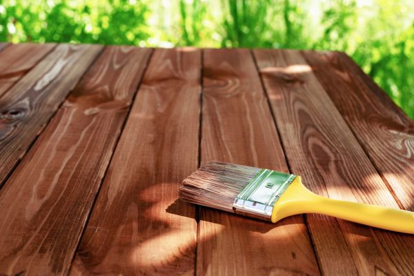 Patio Floor Staining in Madera