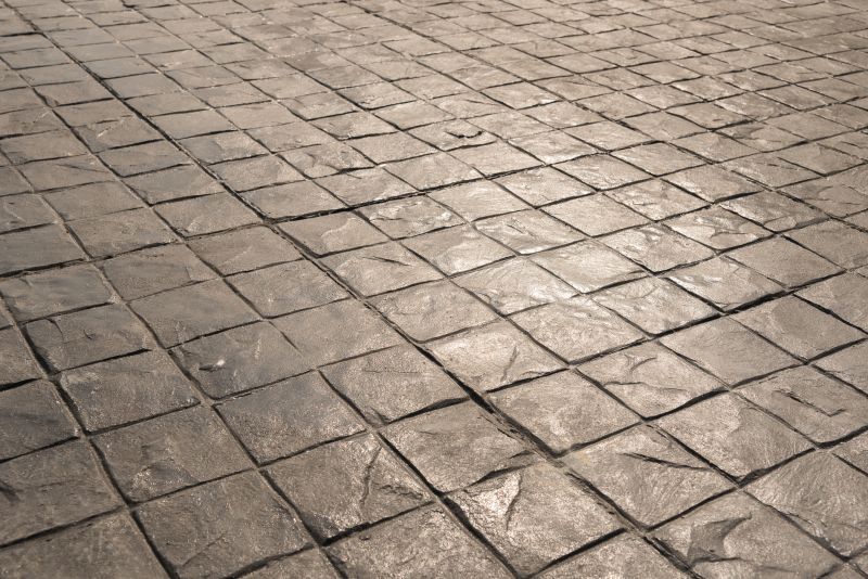 Stamped Concrete Driveway Service detail